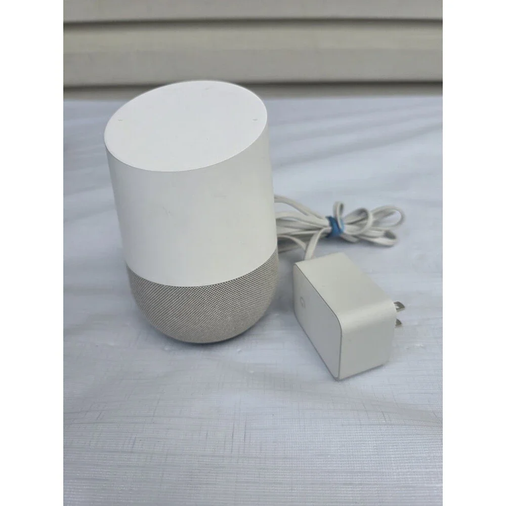 Google Home Smart Assistant SPEAKER VOICE Google ASSIST White Slate